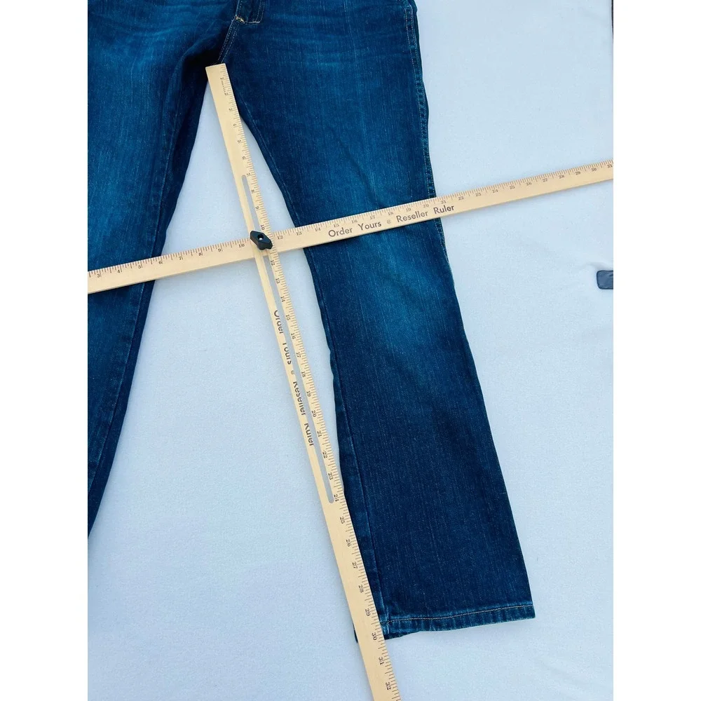 Wrangler Rooted Collection Texas Jeans Mens 31x32 Made in USA Dark Wash Straight